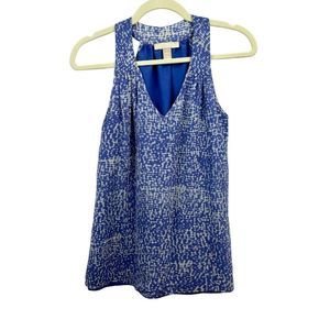 Banana Republic Blue and White Blouse